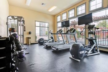 24/7 Fitness studio with cardio & free weights