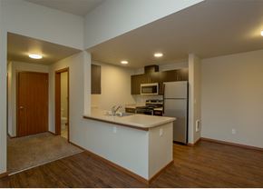 Lynnwood apartment for rent - Fully Equipped Kitchen with Refrigerator, Microwave, Dishwasher & USB outlet