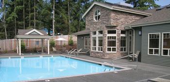 Outdoor pool and spa