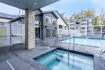 Seasonal outdoor pool and spa