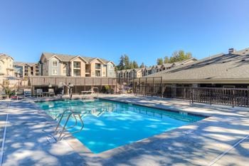 Outdoor pool and spa