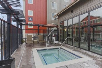 Year-round outdoor spa
