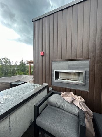 Rooftop patio