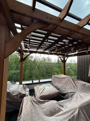 Rooftop patio