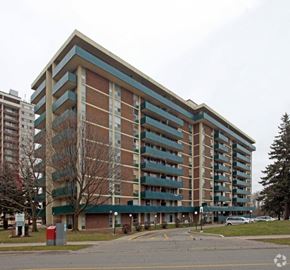 Oshawa apartment for rent - an apartment building on the corner of a street