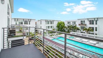 Balcony or patio in select lofts