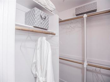 Spacious closets