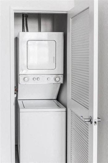 Washer and dryer in unit