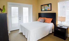 St. Louis apartment for rent - two bedroom balcony deck french doors carpet