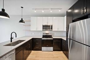 Minneapolis apartment for rent - The Station at Malcolm Yards Kitchen, Minneapolis, Minnesota