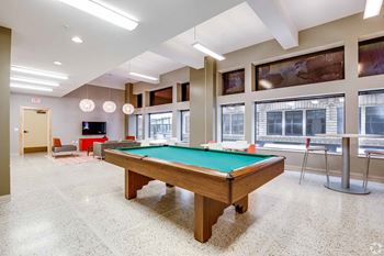 Pool table and game room
