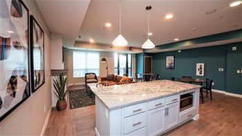 Cadence apartments amenity space