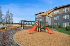 Cambridge apartment for rent - our apartments have a playground with swings and a gazebo