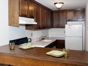 Hopkins apartment for rent - Gold Crest Apartments Kitchen, Hopkins, Minnesota