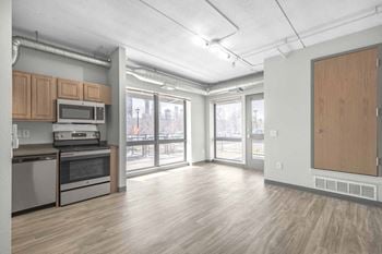 Stone arch i living room