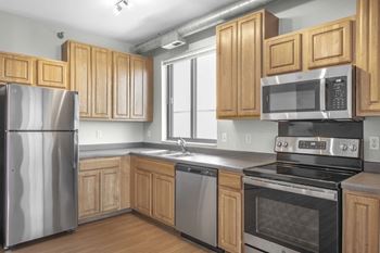 Stone arch i kitchen