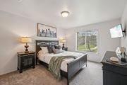 Harrison Township apartment for rent - Cozy bedroom with ample storage space at Drawbridge Apartments in Harrison Township, MI.