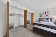 Southfield apartment for rent - Bedroom with ample storage space at Franklin River Apartments in Southfield, MI.