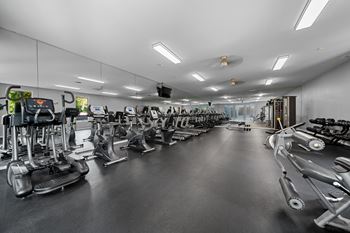 State-of-the-art 24/7 fitness and wellness center at lakeside village apartments in clinton township, mi.
