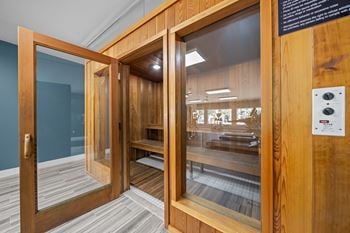 24-Hour fitness and wellness center at prentiss pointe apartments in harrison township, mi.