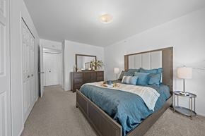 Harrison Township apartment for rent - Bedroom with Ample storage space at Prentiss Pointe Apartments in Harrison Township, MI