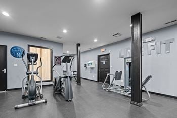 State-of-the-art fitness center at westwood village apartments in westland, mi.