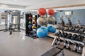 St. Cloud townhouse for rent - Cardio Machines In Gym at The Bluffs at Liberty Glen, St. Cloud, 56304