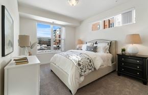 Roseville apartment for rent - Model Bedroom at Harbor at Twin Lakes 55+ Apartments, Roseville, MN