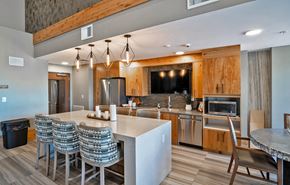 Westminster apartment for rent - Kitchen at Heritage at Church Ranch 55+ Apartments, Colorado