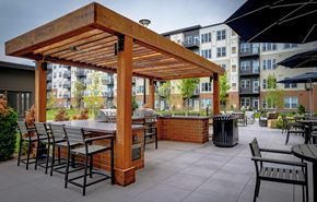 West St. Paul apartment for rent - Grilling Area at Signal Hills 55+ Apartments, West St. Paul, 55118