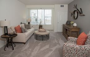 Columbia Heights apartment for rent - Comfortable Living Room at The Legends of Columbia Heights 55+ Living, Minnesota