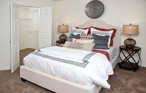 Columbia Heights apartment for rent - Gorgeous Bedroom with lamps at The Legends of Columbia Heights 55+ Living, Columbia Heights, 55421