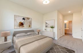 Dacula apartment for rent - Dominium-Preserve at Peachtree Shoals-Virtually Staged Bedroom