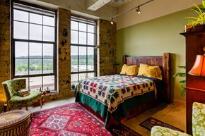St. Paul apartment for rent - Schmidt Artist Lofts_Model Bedroom