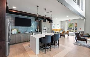 Lithonia apartment for rent - Community Kitchen at Stonepointe 55+ Apartments, Lithonia, GA
