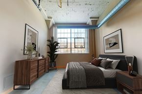 Minneapolis apartment for rent - Dominium_Buzza Lofts_Bed 1.jpg