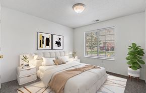 Omaha apartment for rent - Bedroom at Pine Tree Apartments, Omaha, NE 