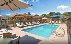 Manor apartment for rent - Pool at Emblem at Tower Apartments, Texas