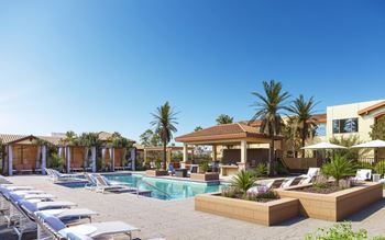 Pool with sundecks
