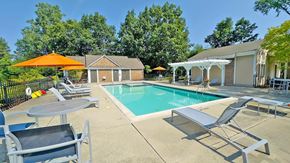 Southfield townhouse for rent - Refreshing pool and social sundeck with gazebo is like being on vacation --right at home!