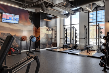Two-storey fitness centre & yoga studio