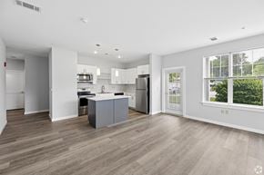 Merrimack apartment for rent - A spacious kitchen with a large island and modern appliances.