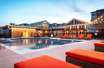 Heated salt water pool