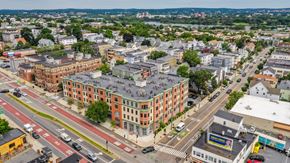 Somerville apartment for rent - Aerial of 315 Broadway