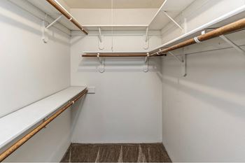 Large walk-in closets