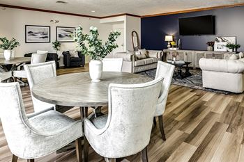 Social rooms on 3rd floor of every building