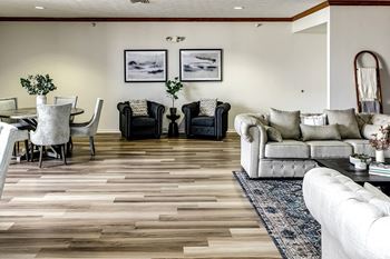 Social rooms on 3rd floor of every building