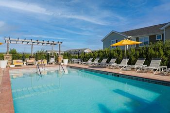Sparkling resort-style pool