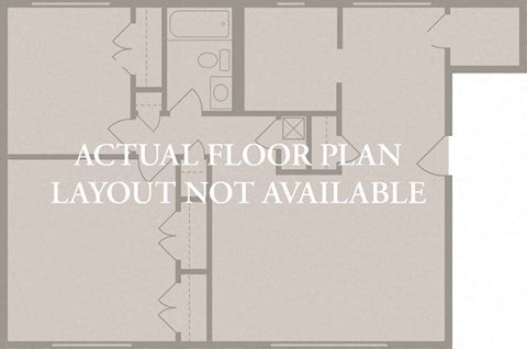 Floor plan for studio, 1 bath, 874 sqft