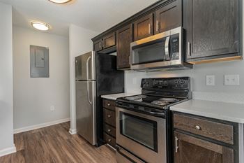 Stainless steel appliances including microwave
